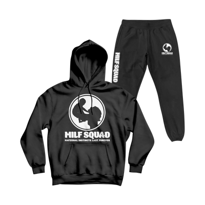 MILFSQUAD Midnight Black Sweatsuit