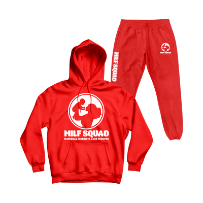 MILFSQUAD Signature Sweatsuit – Red Edition