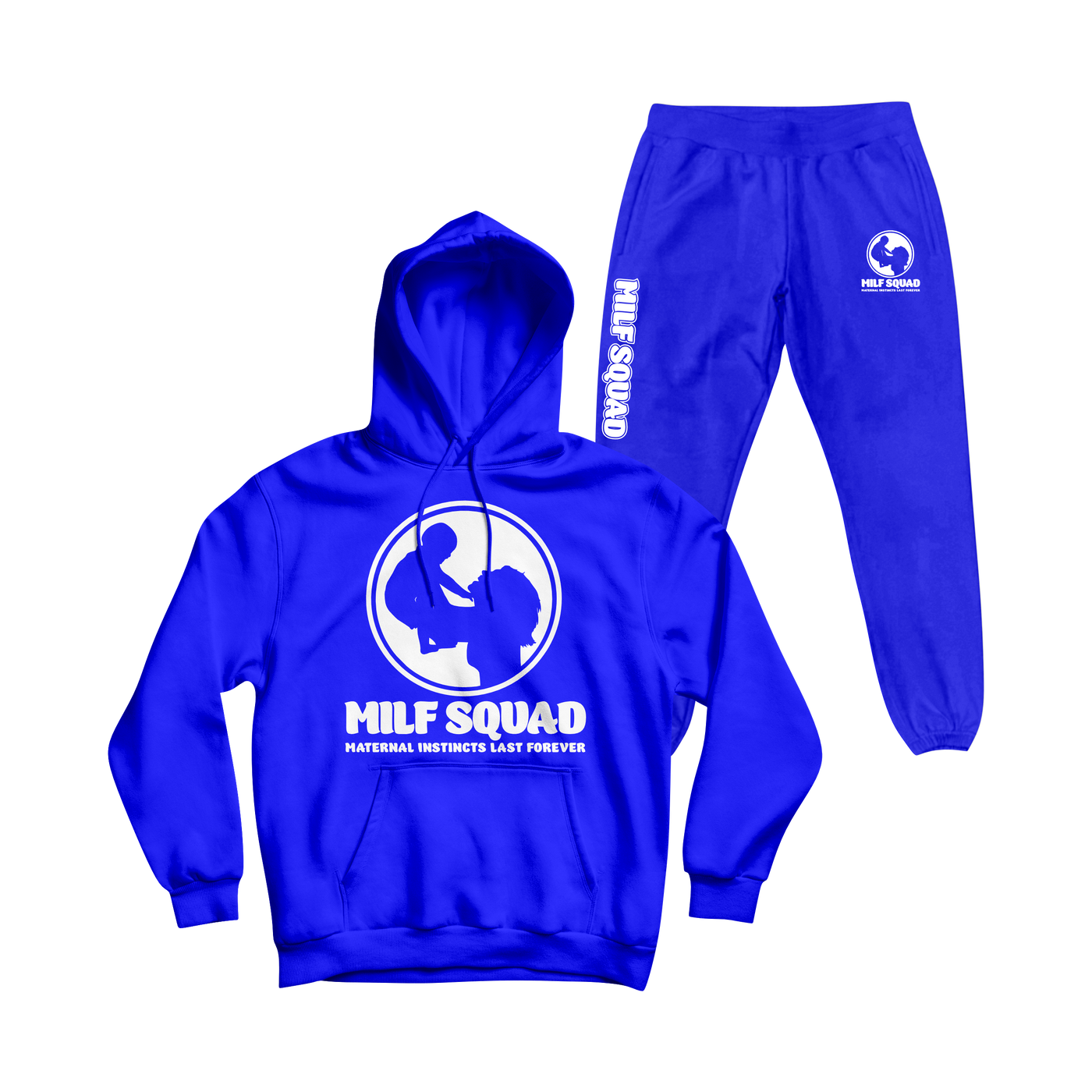 MILFSQUAD Royal Blue Sweatsuit