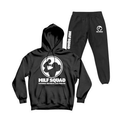 MILFSQUAD Midnight Black Sweatsuit