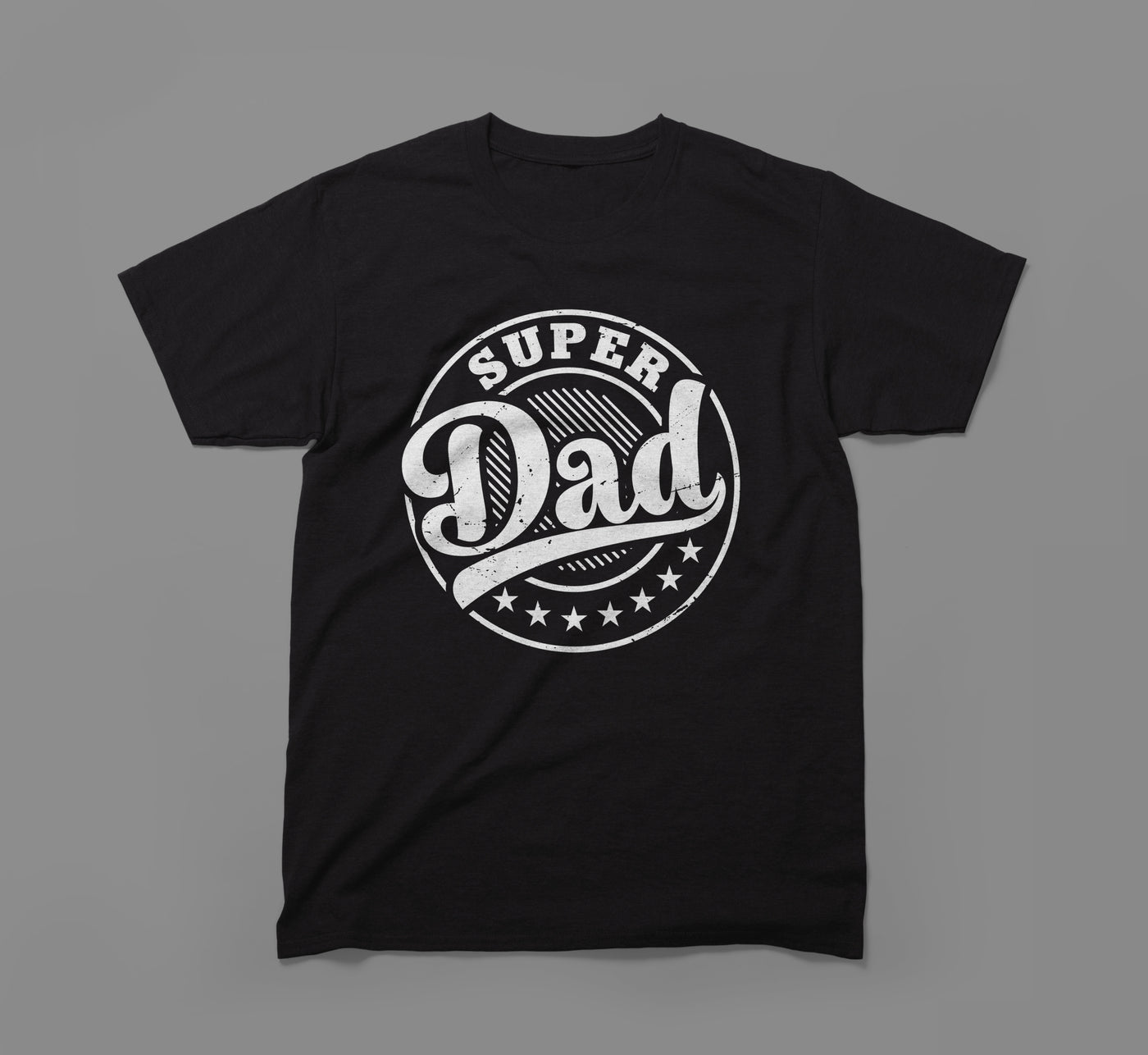 Super Dad Vintage Badge Tee